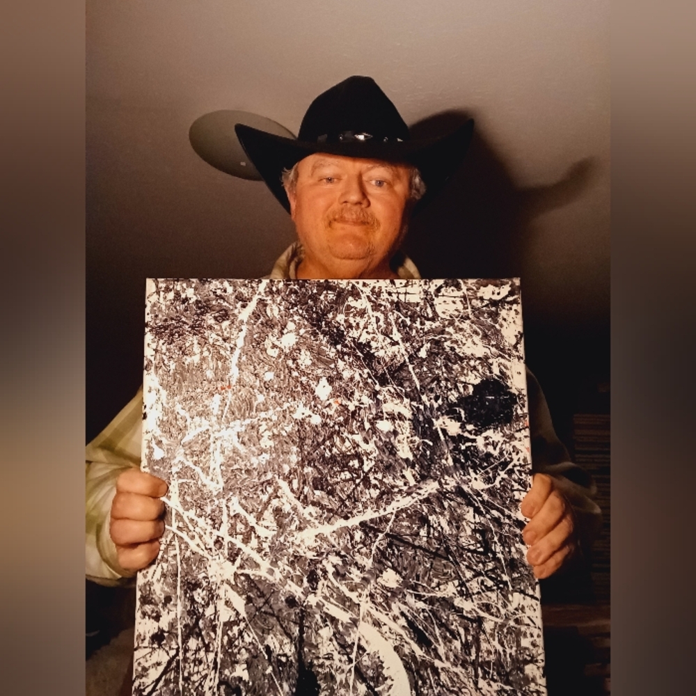 Abstract Black and White Art Canvas